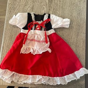 Little red riding costume